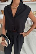 Zoe Crop Yelek Takım 9744-08 resmi